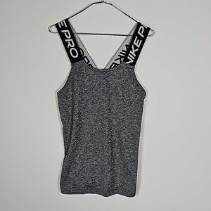 NIKE Pro Drifit xs gray athletic tank top